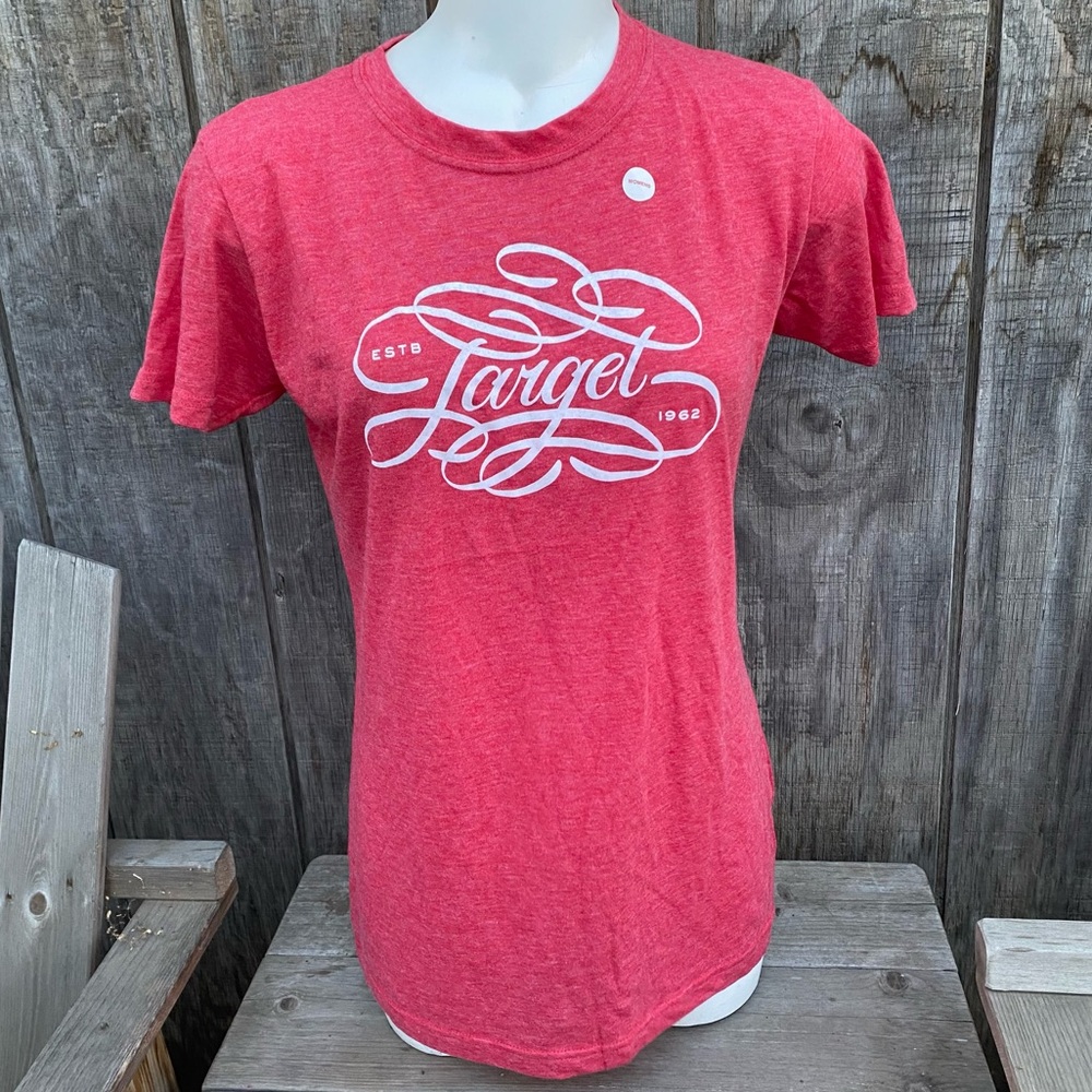 New Target Tee with Spell Out Year of Establishment 1962 Size Large Target TM